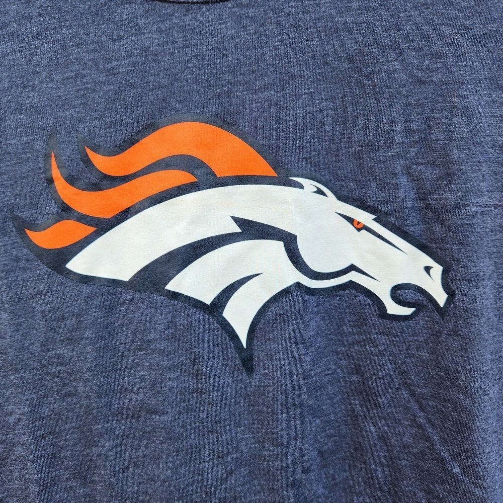 Women’s Nike Tee NFL Team Apparel Denver Broncos Size M Football T-Shirt - Picture 2 of 5